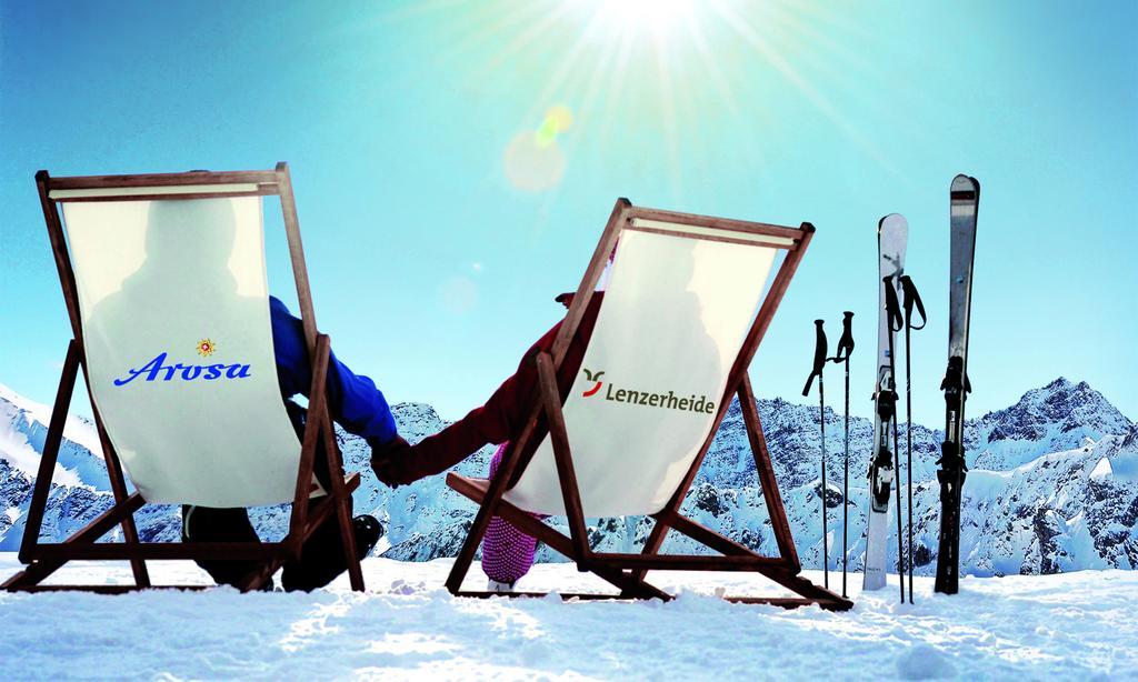Posthotel Holiday Villa Arosa Buitenkant foto
